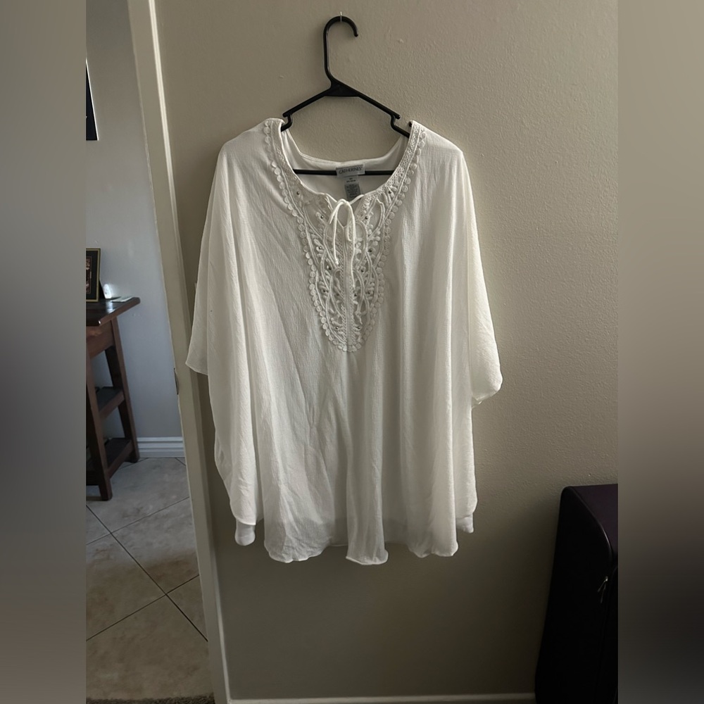 Beautiful white top from Catherine’s
